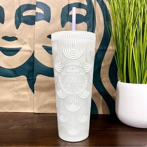 ❄️Starbucks 2023 White Pearl Siren Mermaid Scales Tumbler Venti 24oz